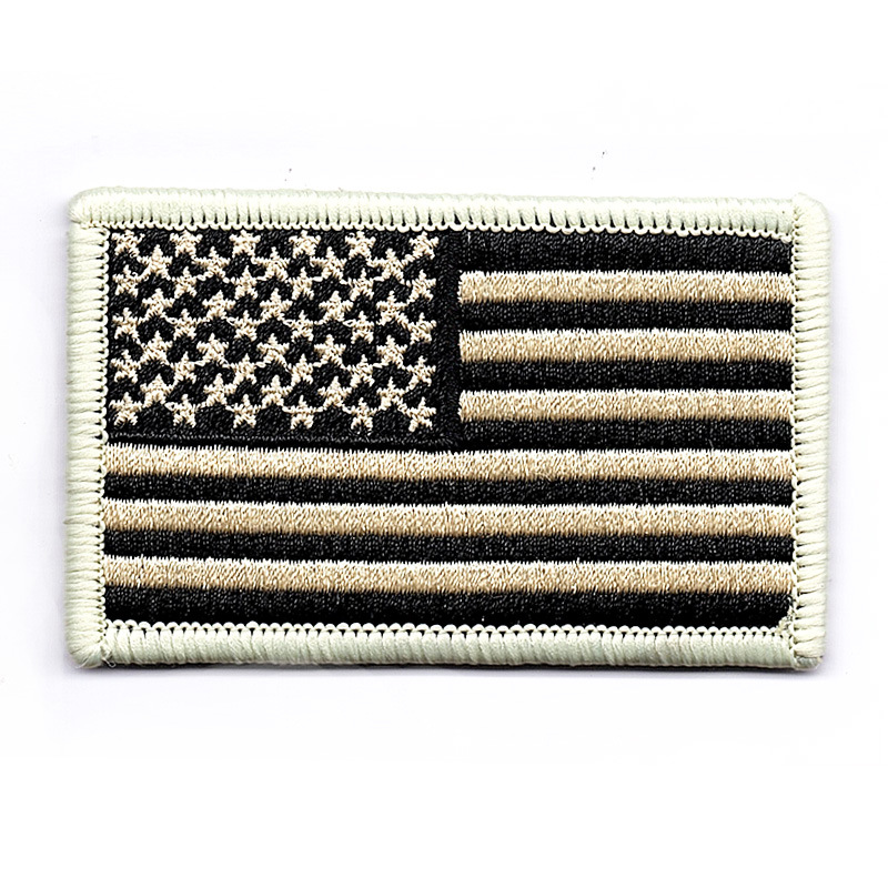 USA flag patches in 3 versions of different colors 