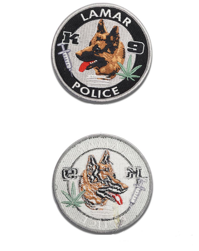 K9 dog police patch 