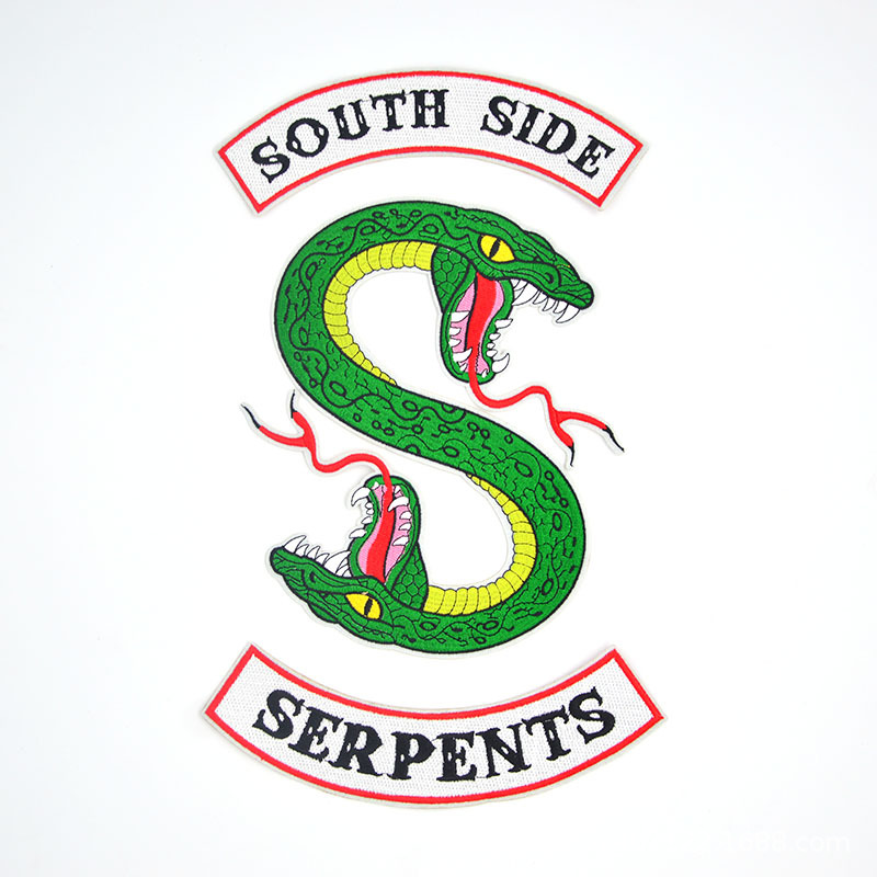 southside  serpents biker patch in set 