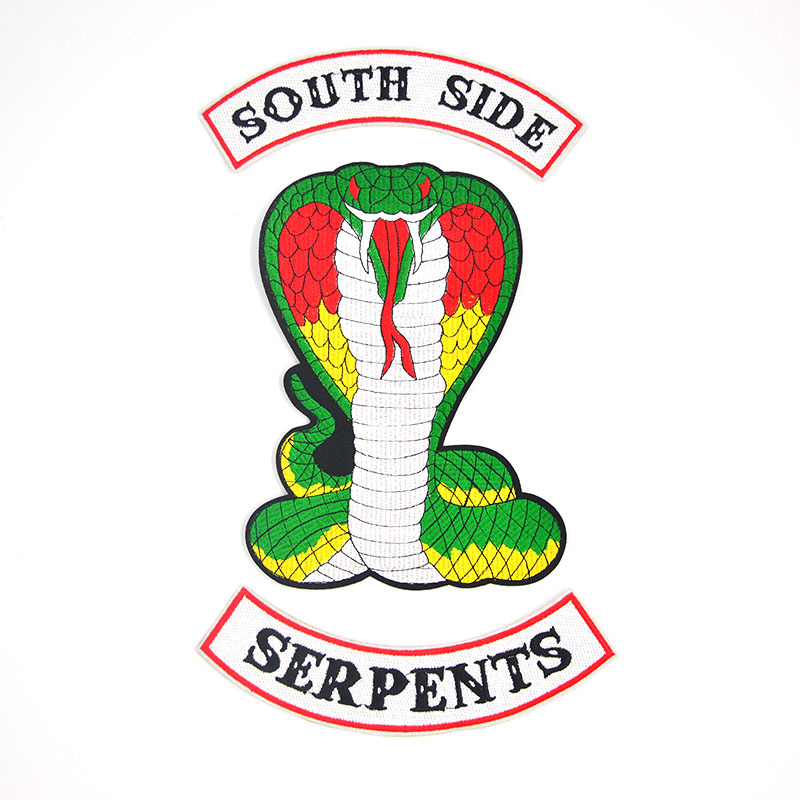 southside  serpents biker patch in set 