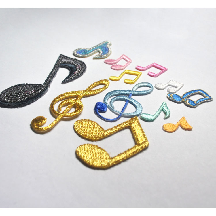 musical sign patches 