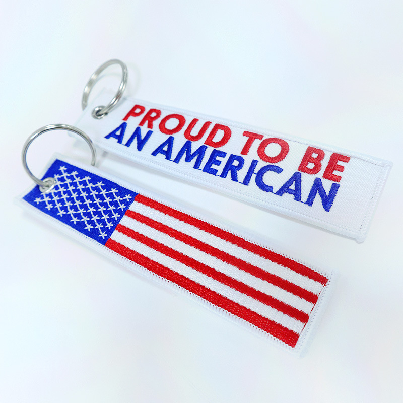 Proud to be anmerican keychains 