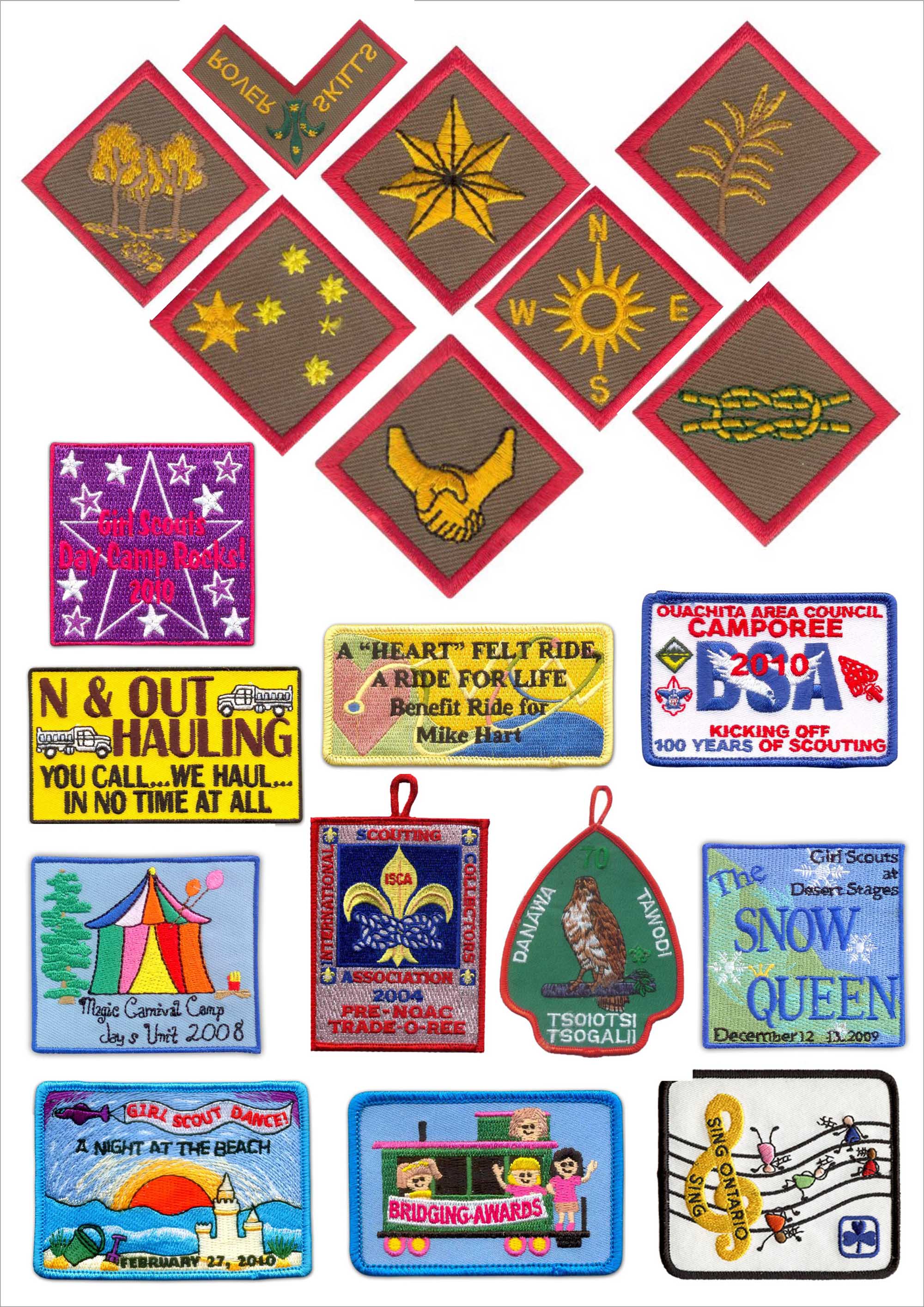 Embroidered scout patches 3