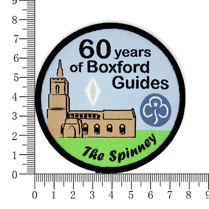 60 years 0f boxford guides scout woven patch  