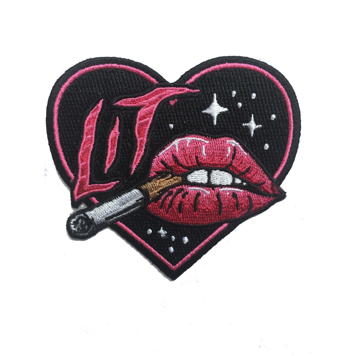 lip fashion patches 